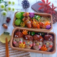 🍁どんぐり～ずのおにぎり秋弁当🍁